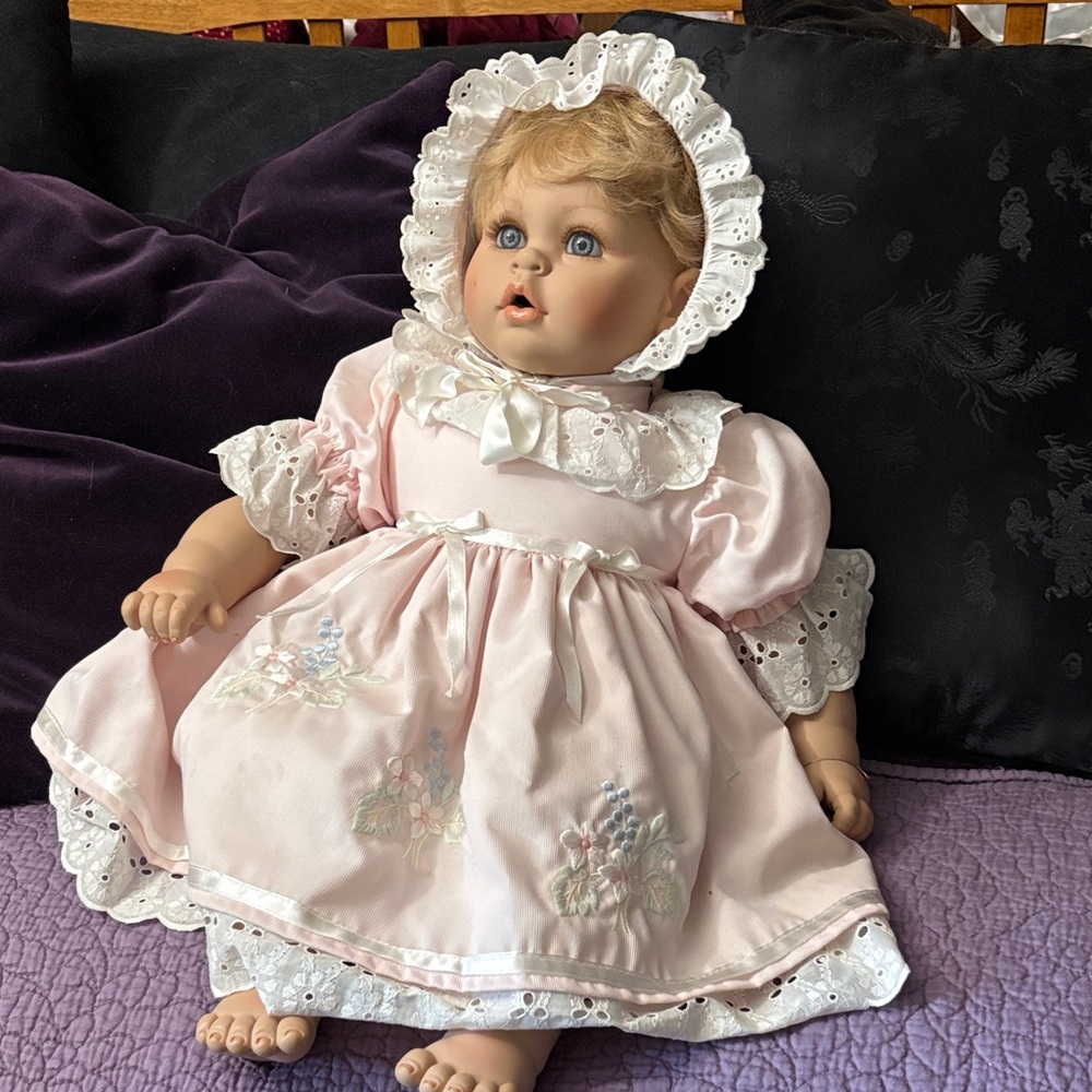 Mateo by FIBA made in Italy Charming Pink Lace Baby Doll